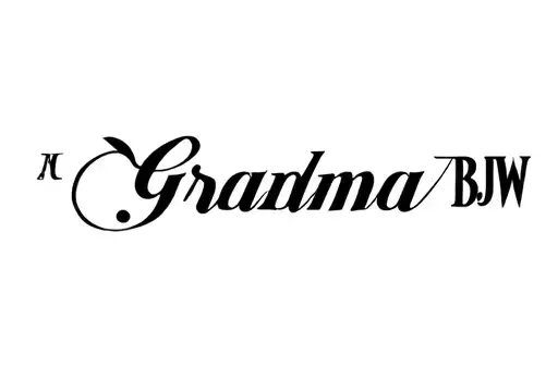 "Grandma - BJW" tattoo design idea
