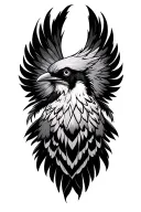 Thunderbird native tattoo design idea