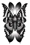 moth tattoo tattoo design idea