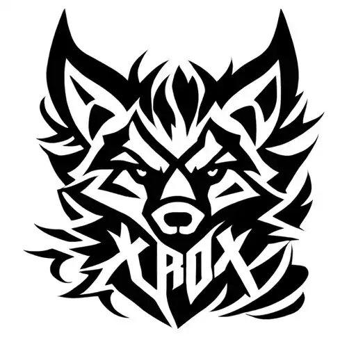 "Fox Box" "Fox Box" Product logo for a mobile satelite battery pack for the military. tattoo design idea