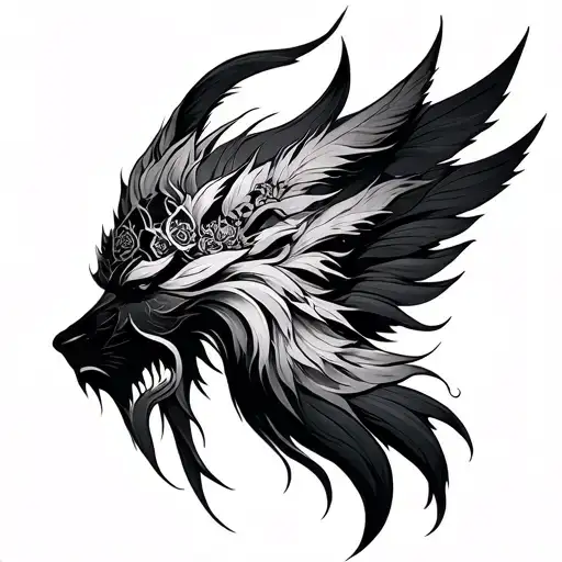 Karna tattoo design idea