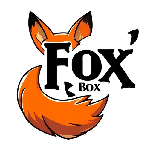 "Fox Box" "Fox Box" in the shape of a fox tail tattoo design idea