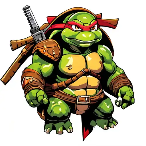 tmnt donatelo tattoo design idea