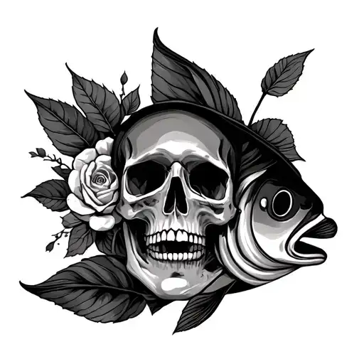 Memento Mori Carpe Diem tattoo design idea