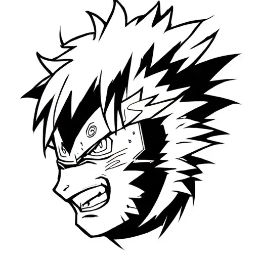 naruto, bleach, dragon ball, hells paradise, anime tattoo tattoo design idea