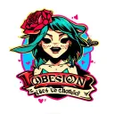  Obsession bets talent and hard work everytime tattoo design idea