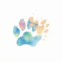 pet loss dog paw print tattoo design idea