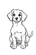 cockapoo dog tattoo design idea