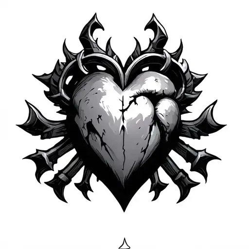 objeto "Corazon Sagrado" del juego The binding of isaac tattoo design idea