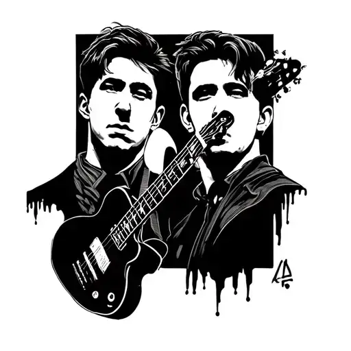 Arctic Monkeys tattoo design idea