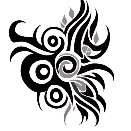 Igbo tribal tattoo sleeve tattoo design idea
