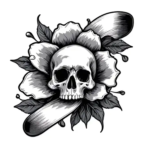 Scroll tattoo design idea