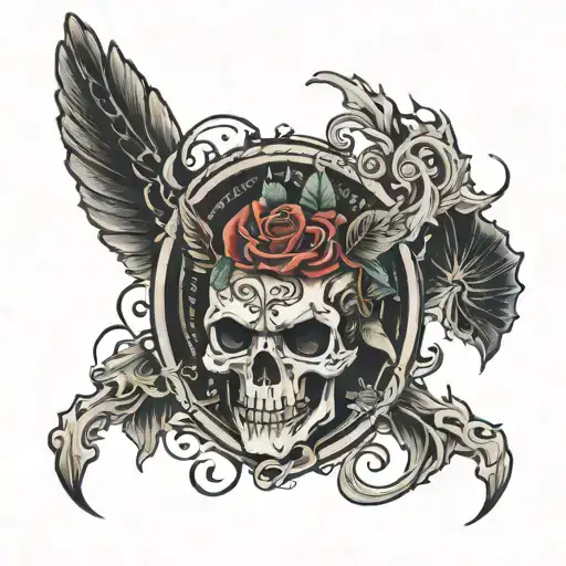 trauma another brick on the wall being built tattoo design idea
