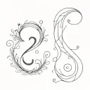 question mark tattoo tattoo design idea