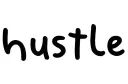 "hustle" tattoo design idea