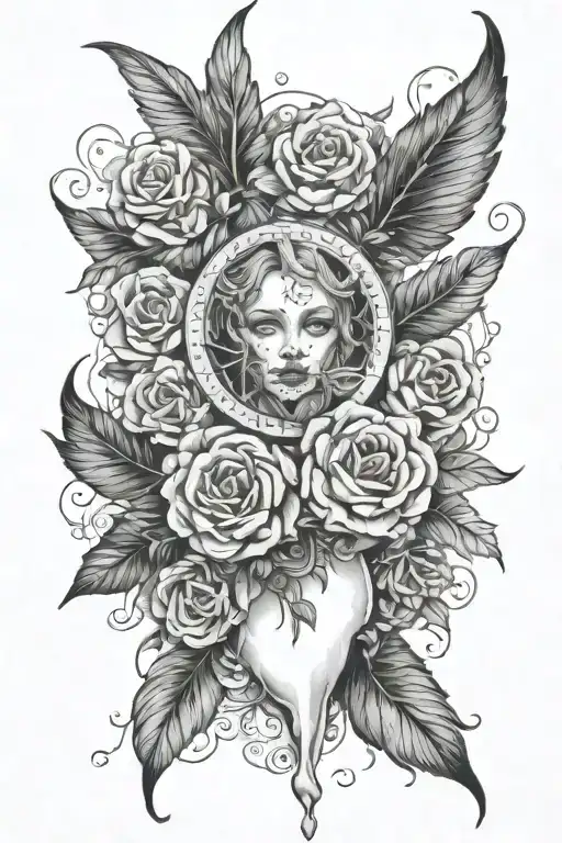 The moment people come to know love, they run the risk of carrying hate tattoo design idea