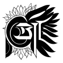 "Usha" goddess Durga devi tattoo design idea