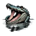 spine tattoo that says while you're fighting alligators don't forget to clean the swamp tattoo design idea