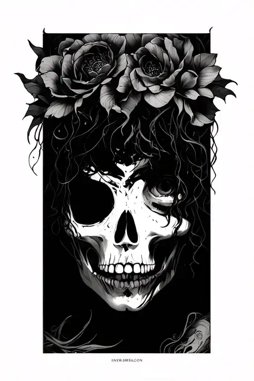 Inner suffering Silence tattoo design idea