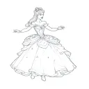 cinderella tattoo design idea