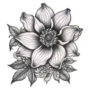 anemone star heaven tattoo design idea