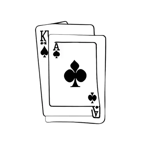 subtle gambling themed tattoos  tattoo design idea