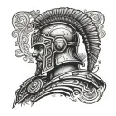 Roman centurion tattoo design idea