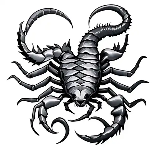 tribal Capricorn Scorpio and leo  no scorpion tattoo design idea