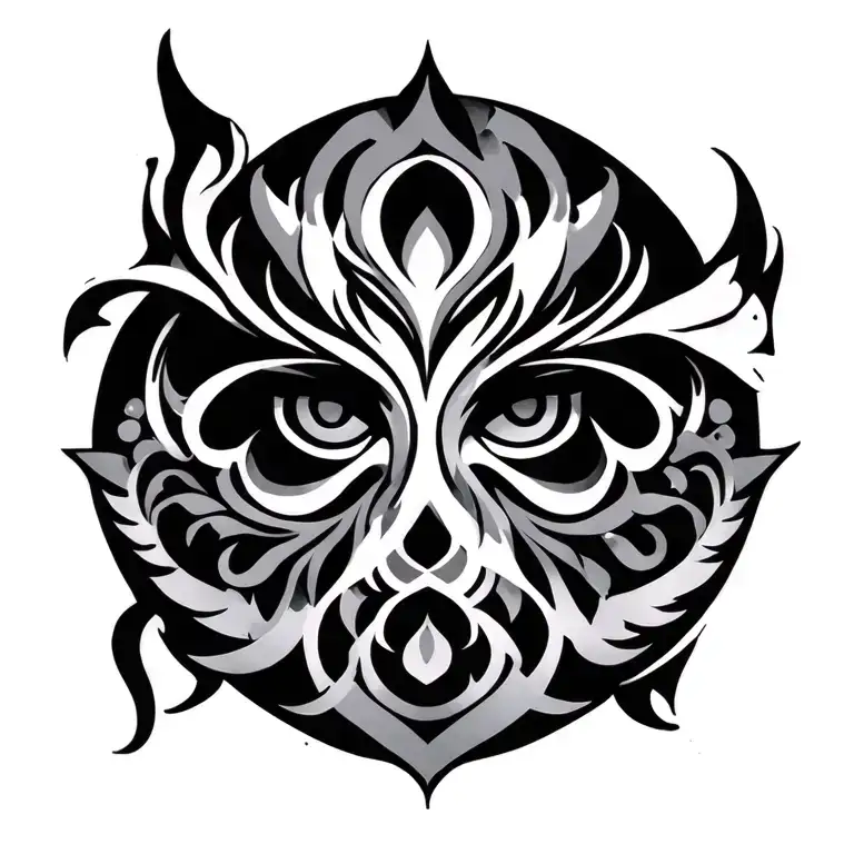 Tribal And Meanings tattoo design idea