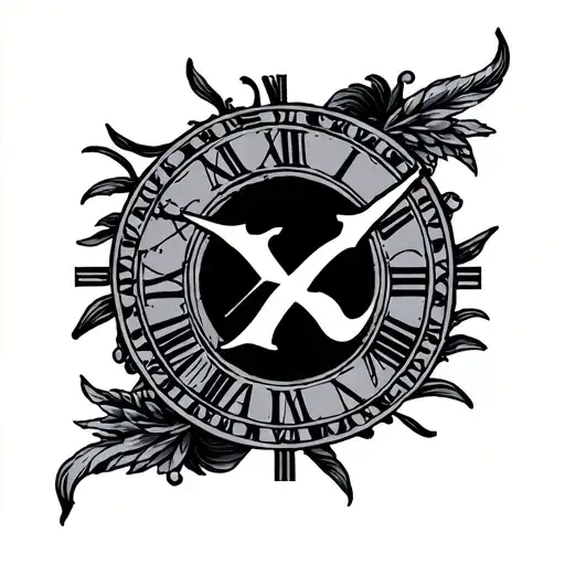 1971 Roman Numerals tattoo design idea