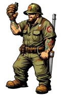 Lineman tattoo design idea