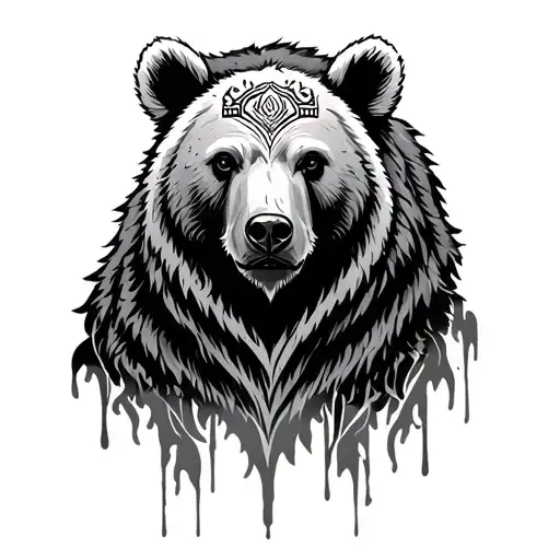 Bear Spirit tattoo design idea