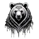 Bear Spirit tattoo design idea
