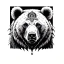 Bear Spirit tattoo design idea