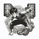 bruce lee quote tattoo design idea