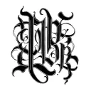 ambigram of the words ink on readable upside down and right side up tattoo design idea