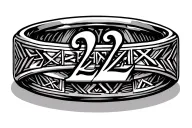 wedding ring roman numerals 22 tattoo design idea