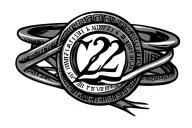 wedding ring roman numerals 22 tattoo design idea