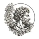 marcus aurelius sleeve tattoo tattoo design idea