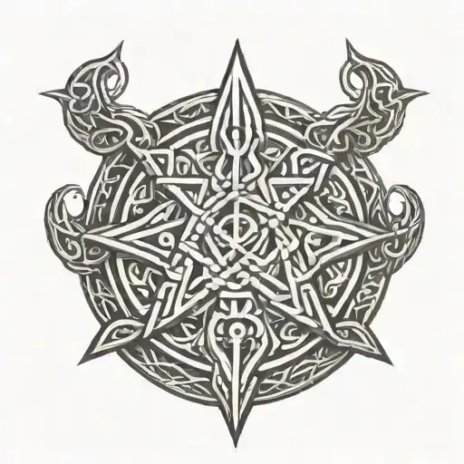 Bind Rune tattoo design idea