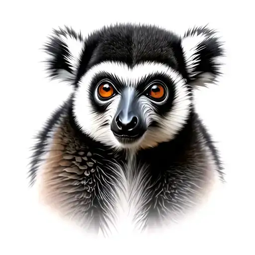 lemurs tattoo design idea