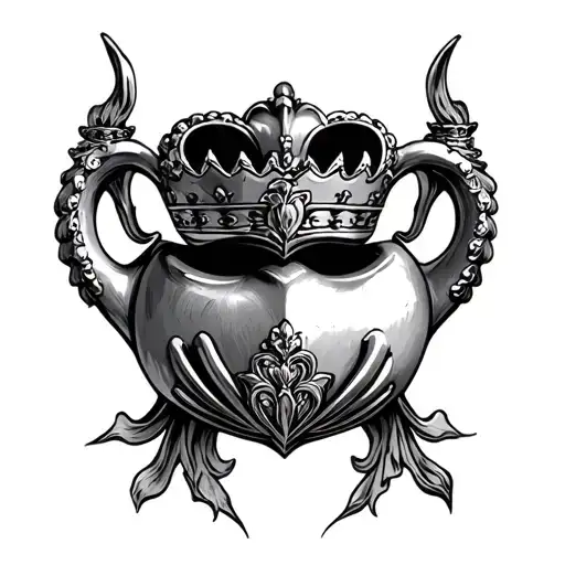 Claddagh tattoo design idea