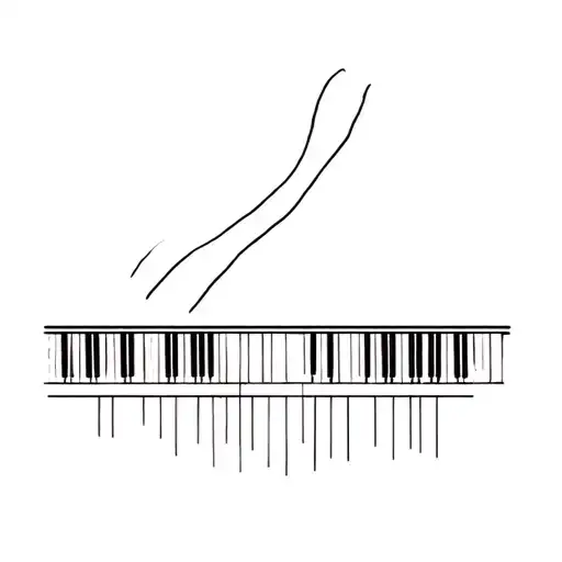 Billy Joel piano slow down youre doing fine tattoo design idea