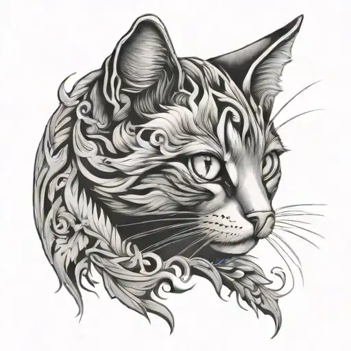 Pussy tattoo design idea