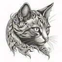 Pussy tattoo design idea