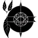 Sacred Geometry with seed of life, libra tattoo design idea