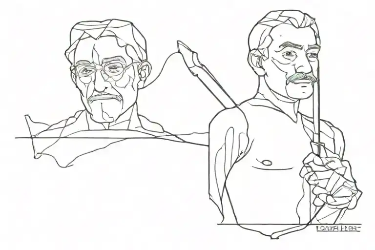 juan valentin leon juarez leon with date of death tattoo design idea