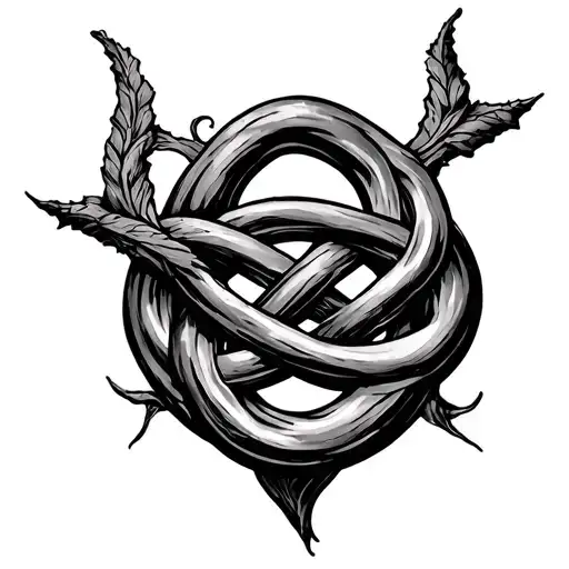 Witches Knot tattoo design idea