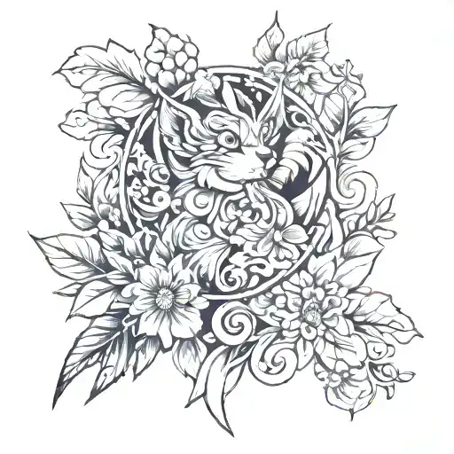 pari tattoo design idea