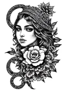 lucky tattoo design idea